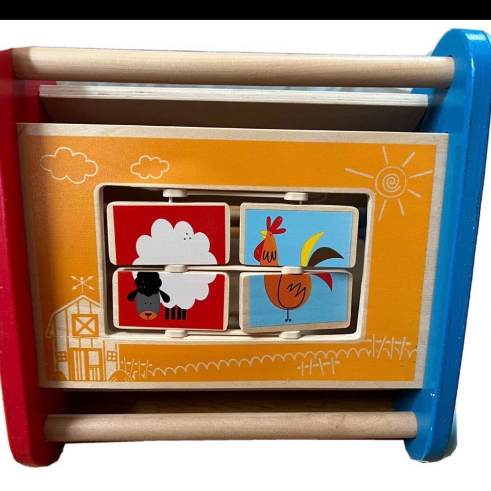 Colorful Wooden Animal Puzzle Toy